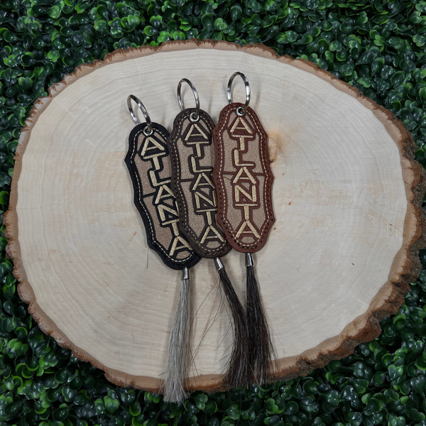 State Leather Key Chains