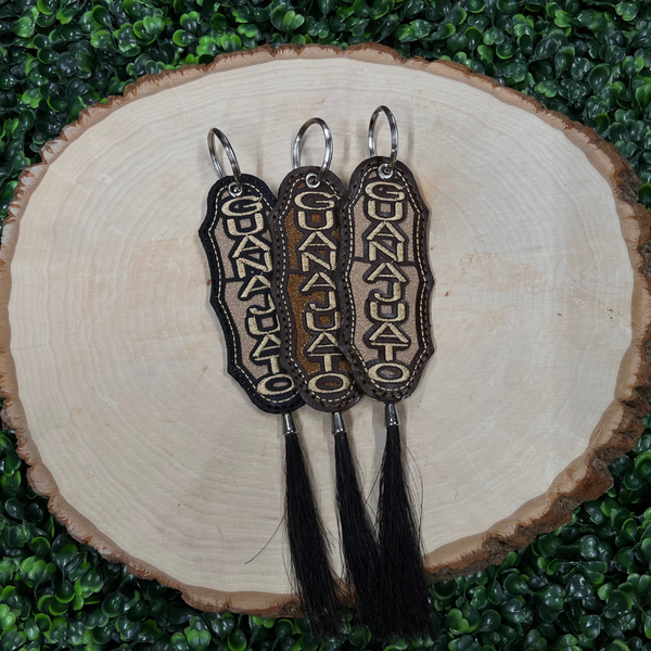 State Leather Key Chains