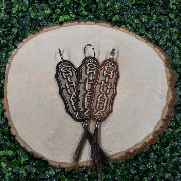 State Leather Key Chains