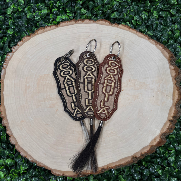 State Leather Key Chains