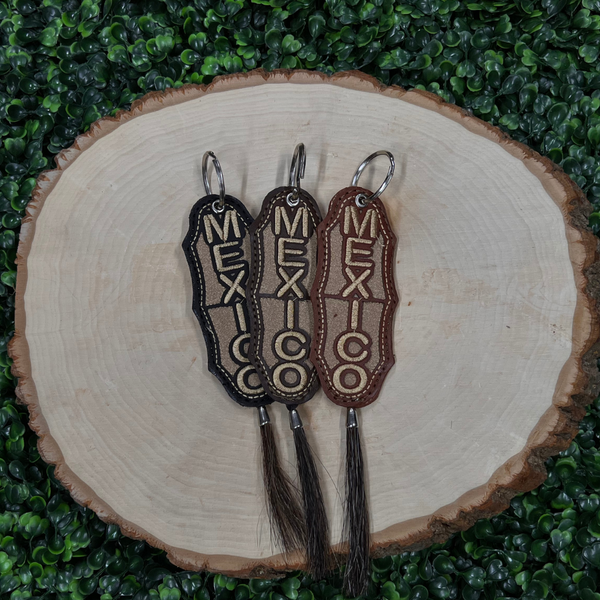 State Leather Key Chains