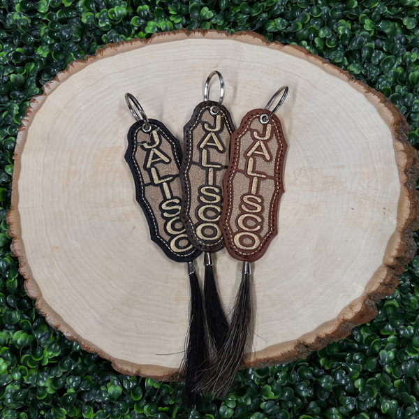 State Leather Key Chains