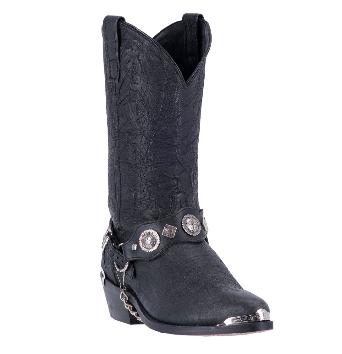 Dingo Suiter Black Leather Harness Boots Laredoww