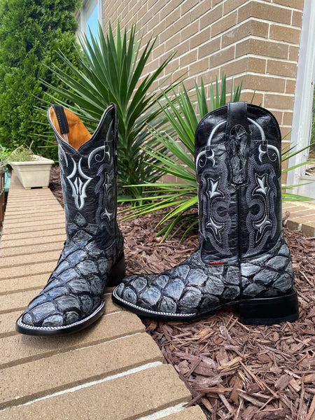 Marco Exotic Pirarucu Square Toe