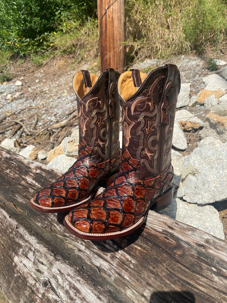 Marco Exotic Pirarucu Shedron Square Toe