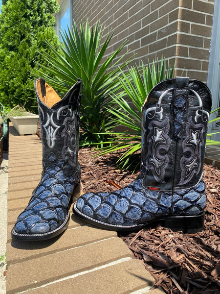Marco Exotic Pirarucu Square Toe