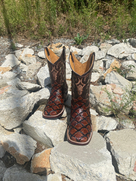 Marco Exotic Pirarucu Shedron Square Toe