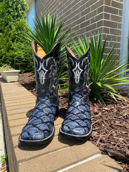Marco Exotic Pirarucu Square Toe